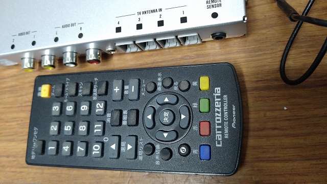 carrozzeria GEX-909DTV 地デジチューナー 4×4 フルセグ リモコン　取扱説明書付_画像3