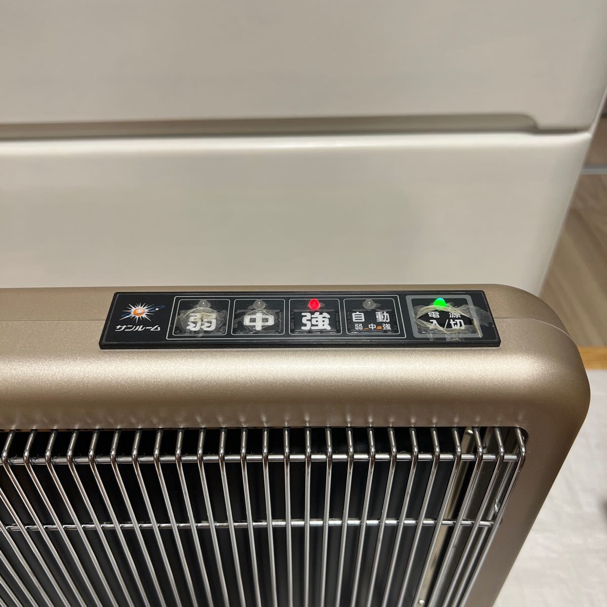 日本赤外線株式会社　サンルーム 800EX 遠赤外線輻射式暖房器 S800R-SB 家庭用 パネルヒーター 電気ストーブ 動作品_画像3