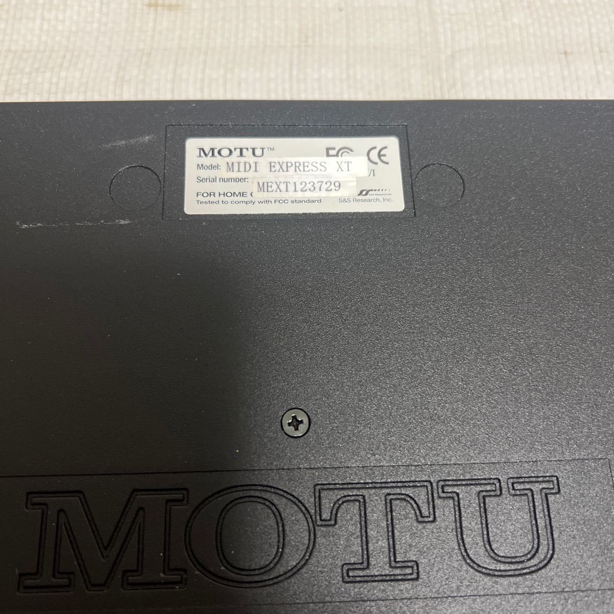 MOTUモツ midi express XT MIDIインターフェース　現状品_画像5