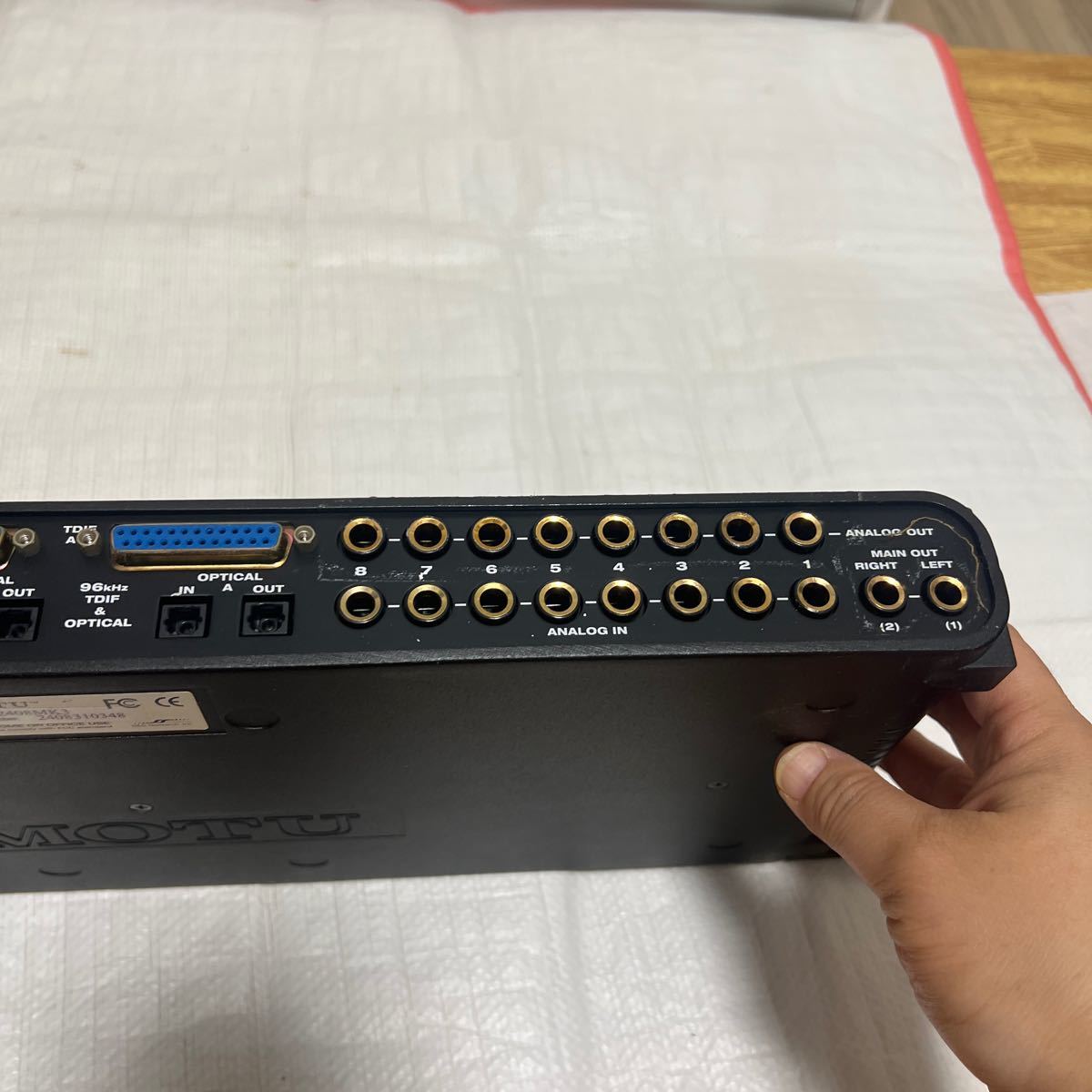 MOTU/モツ オーディオ インターフェース 2408MK3 現状品_画像9