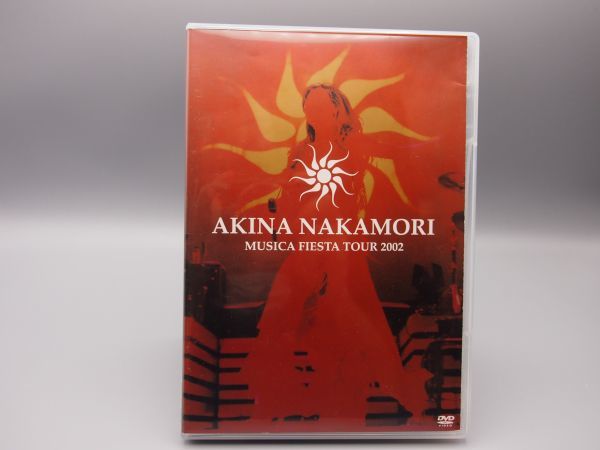 #5198 中古DVD 中森明菜 DVD AKINA NAKAMORI MUSICA FIESTA TOUR 2002 初回限定 写真集付_画像1