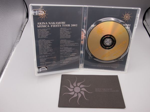 #5198 中古DVD 中森明菜 DVD AKINA NAKAMORI MUSICA FIESTA TOUR 2002 初回限定 写真集付_画像3