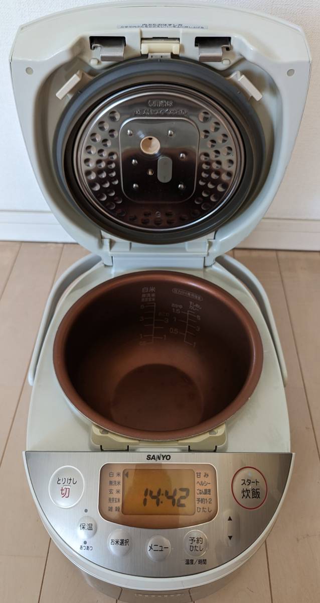 SANYO 圧力IHジャー炊飯器 5.5合炊き ECJ-LP10J7_画像5