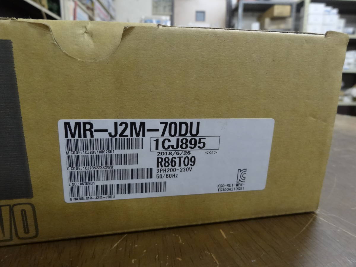 たぶん 未使用 三菱 MR-J2M-70DU ACサーボアンプ MELSERVO J2Mシリーズ Yahoo!フリマ（旧）