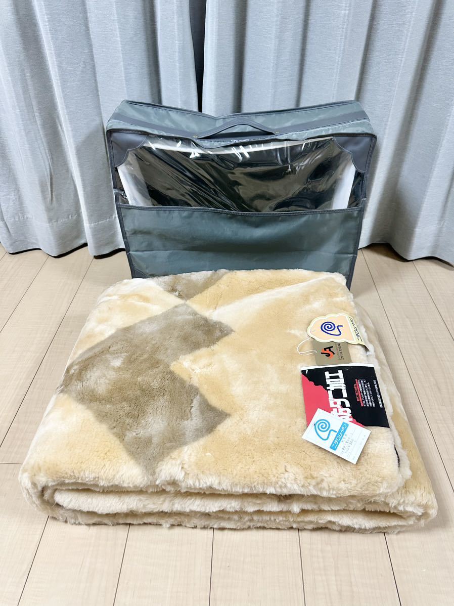 Неиспользованный Nichiro Luxury Mouton Sheet Single 100 × 200