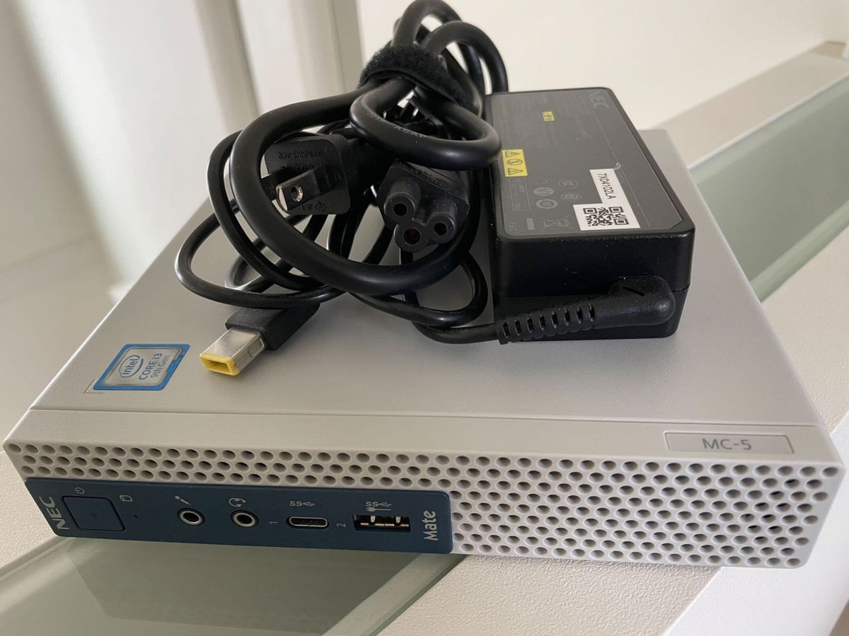 美品 NEC Mate MC-5 Core i3-9100T 第9世代 8G/256G 小型ミニPC 美品 NEC Mate MC-5 Core i3-9100T 第9世代 8G/256G 小型ミニPC