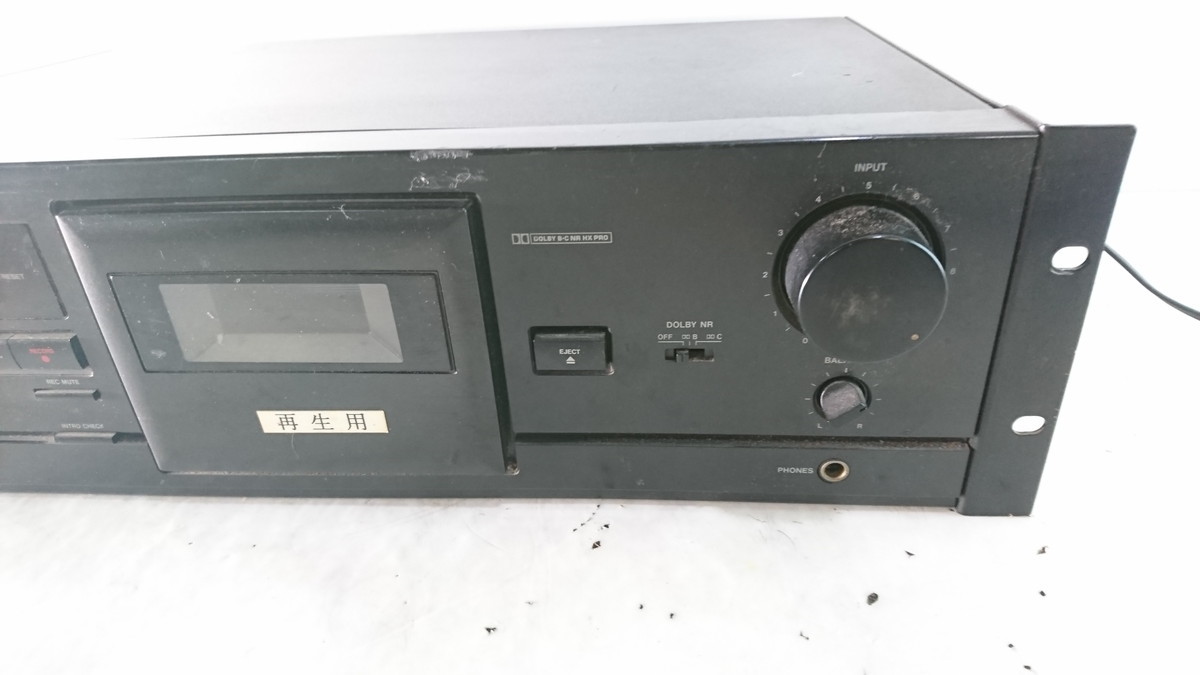 a11-140 ■TASCAM 102 MKⅡ　カセットデッキ　オーディオ機器_画像3