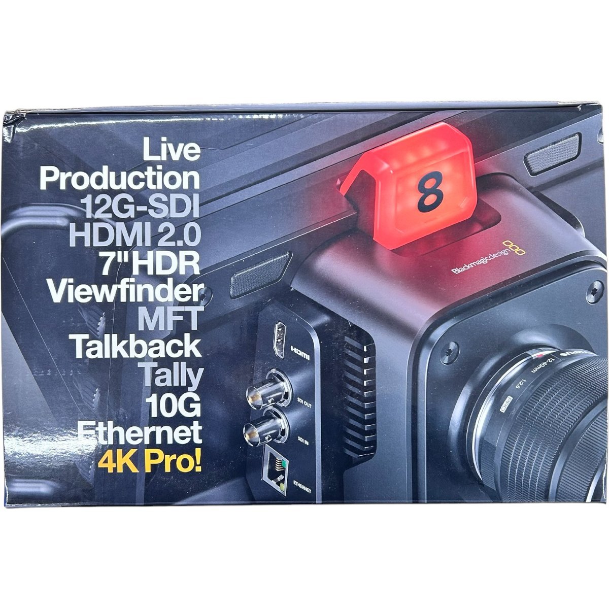 ◆◇◆ Blackmagic Studio Camera 4K Pro ブラックマジック スタジオ カメラ 撮影 プロ 高画質 フォーカス ズーム デマンド USED_画像4