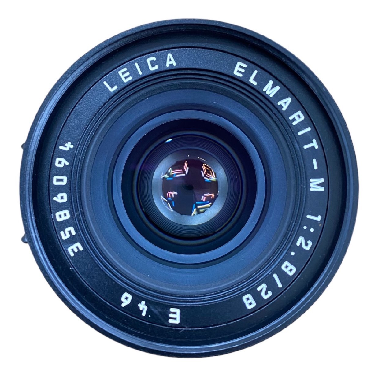 ◆◇◆Leica (ライカ) エルマリート M28mm F2.8 (E46) ブラック レンズ マニュアル 純正フード フィルタ 付き リング 動作確認済み_画像2