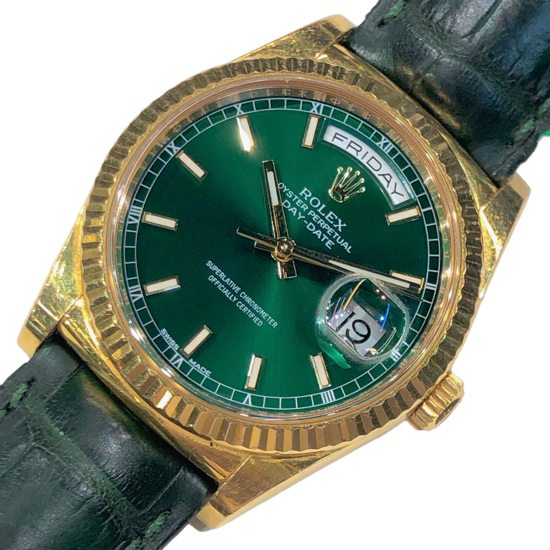 ロレックス ROLEX デイデイト36 118138 K18イエローゴールド 腕時計 メンズ 中古