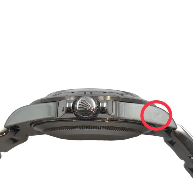 ロレックス ROLEX エクスプローラー II 16570 D番 ブラック ステンレススチール 腕時計 メンズ 中古_画像7