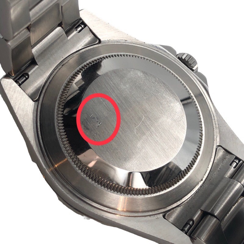 ロレックス ROLEX エクスプローラー II 16570 D番 ブラック ステンレススチール 腕時計 メンズ 中古_画像4