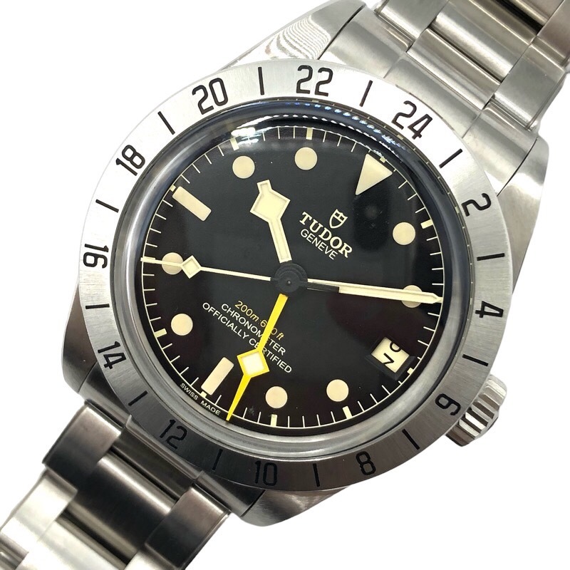 チューダー/チュードル TUDOR ブラックベイプロ M79470-0001 ブラック ステンレススチール 腕時計 メンズ 中古