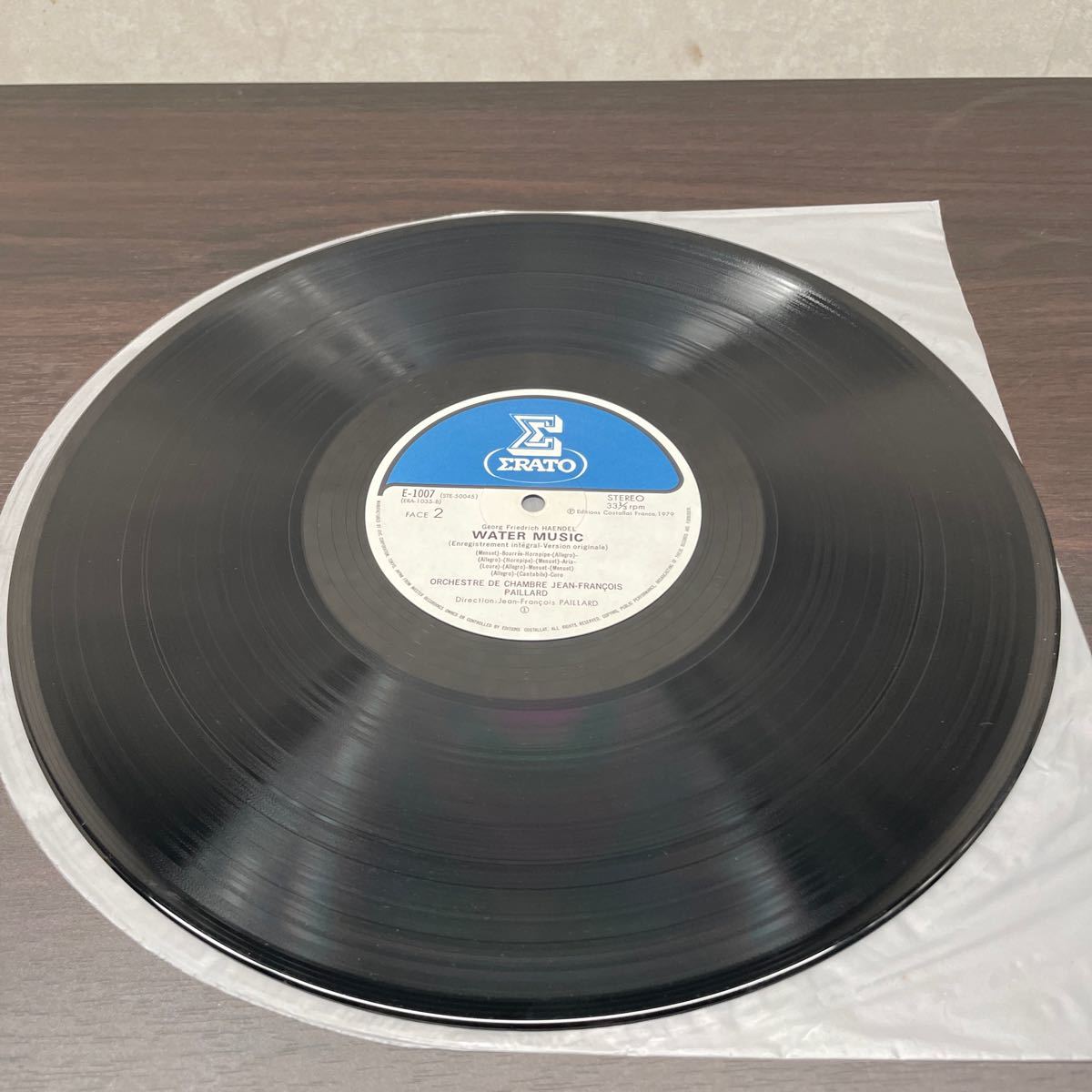 中古LPレコード　フランソワ・パイヤール指揮　ヘンデル/ 水上の音楽_画像5