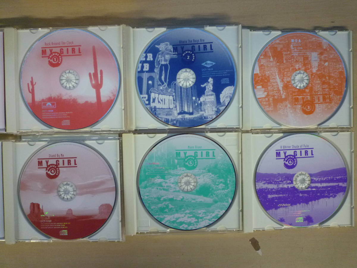 ▼(233)CDボックス 洋楽 オールディーズポップス MY GIRL 6枚組 ※ジャンク品 ■60_画像2