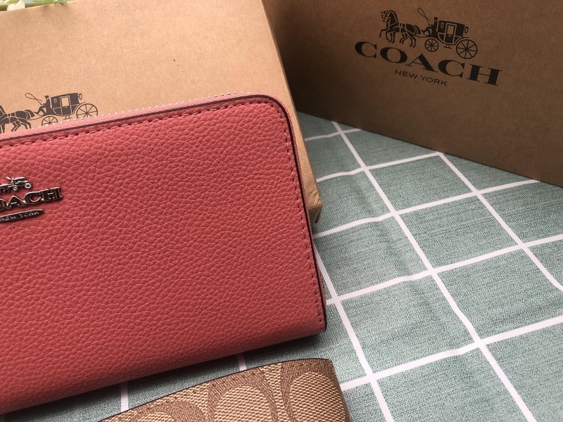 コーチ COACH 財布 長財布 プレゼント ロゴ ピンク シグネチャー 贈り物 ウォレット 新品未使用 ブランド B206_画像4