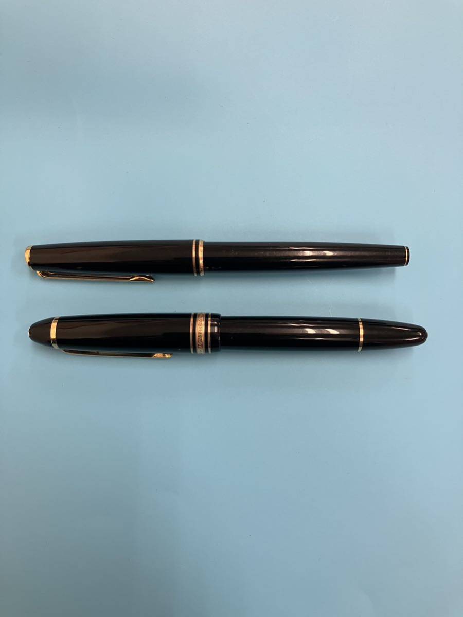 モンブラン MONTBLANC 万年筆 マイスターシュテュック クラシック ペン先 14K 2本 まとめ 【01】_画像1