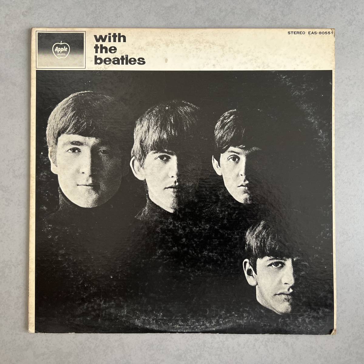 レコード the beatles with the beatles 1976年 日本盤 オリジナル ビートルズ ウィズ ザ ビートルズ_画像1