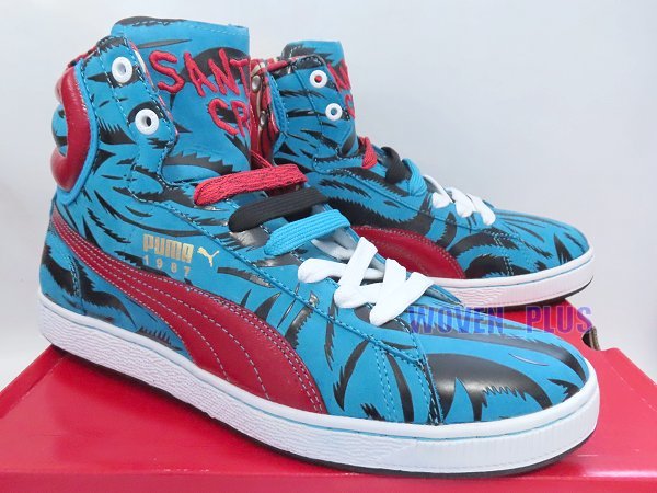 新品 28.5cm PUMA FIRST ROUND HI X SC LIST 346545-01 BLUE/RED/RLACK SANTA CRUZ ファースト ラウンド ハイ サンタクルーズ プーマ_画像1