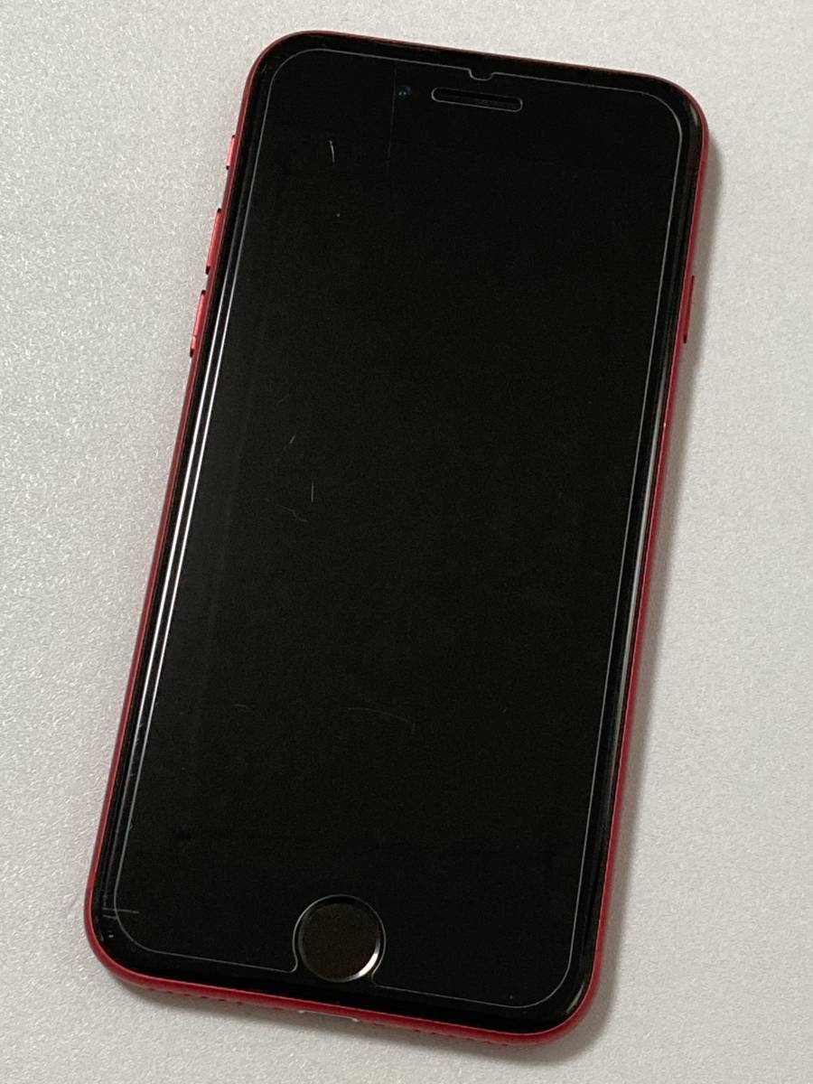 SIMフリー iPhoneSE2 64GB Product Red シムフリー アイフォンSE 2 第二世代 第2世代 レッド docomo au softbank SIMロックなし A2296 84%_画像2