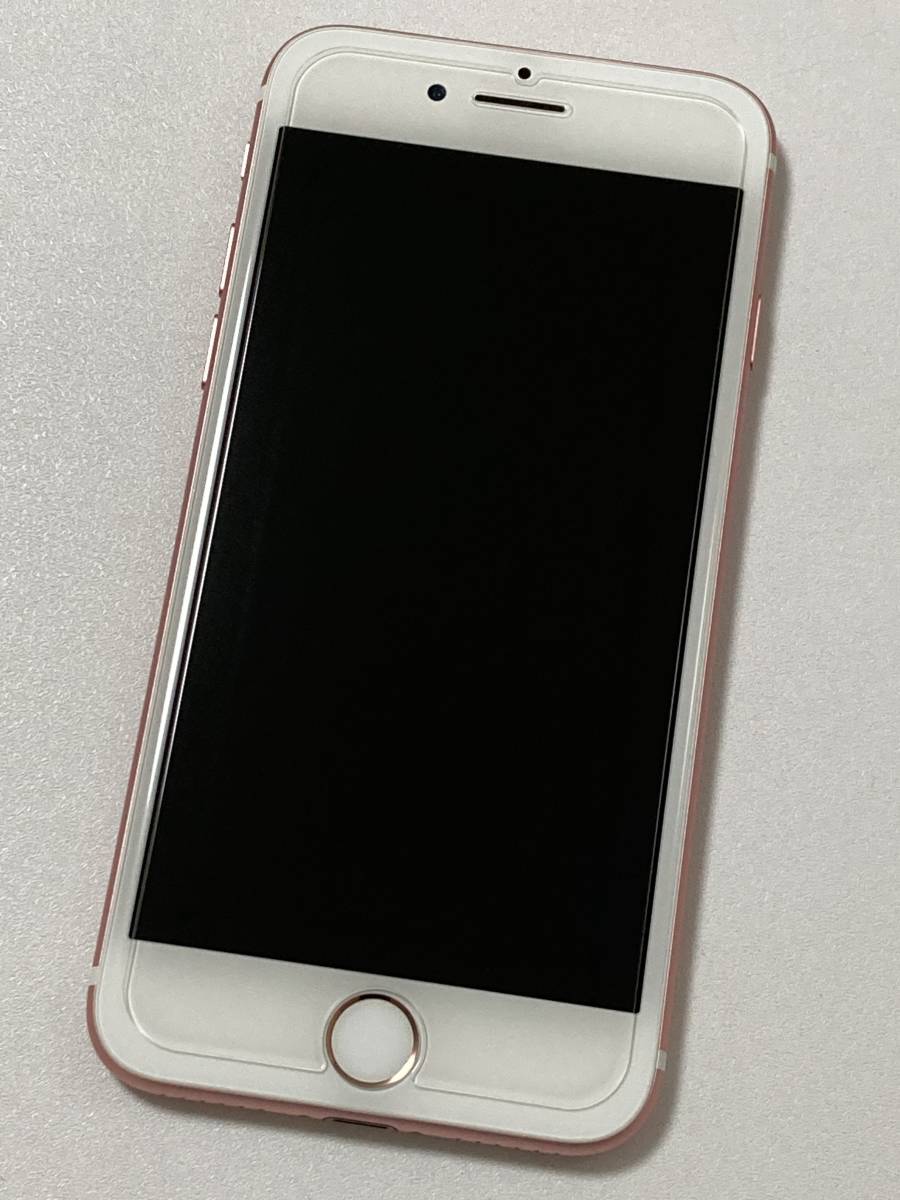 SIMフリー iPhone7 128GB Rose Gold シムフリー アイフォン7 ローズゴールド ピンク 本体 softbank docomo SIMロックなし A1779 MNCN2J/A_画像2