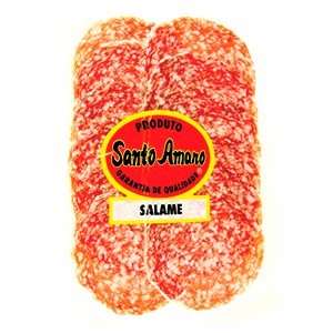 .. salami slice sun toamaro80g refrigeration salame santo amaro