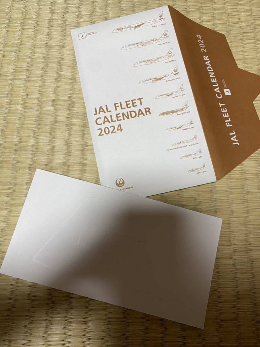 JAL 日本航空 卓上カレンダー JALカレンダー CALENDAR ジャル 飛行機 2024_画像2