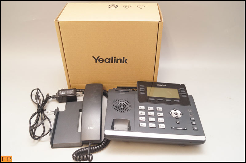 税込◆Yealink◆SIP電話機 3台 SIP-T43U 3.7インチ液晶ディスプレイ 通電確認済 ヤーリンク 事務所 オフィス -D3-8272_画像3