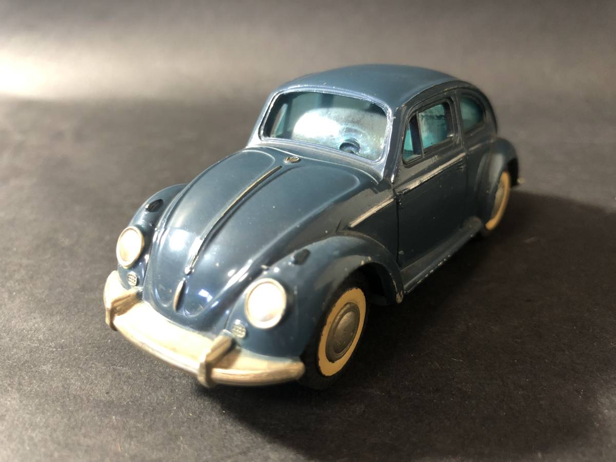 当時物　時代物　TAISEIYA　大盛屋　ミニカー　VOLKS WAGEN　フォルクスワーゲン　紺色　昭和レトロ_画像1