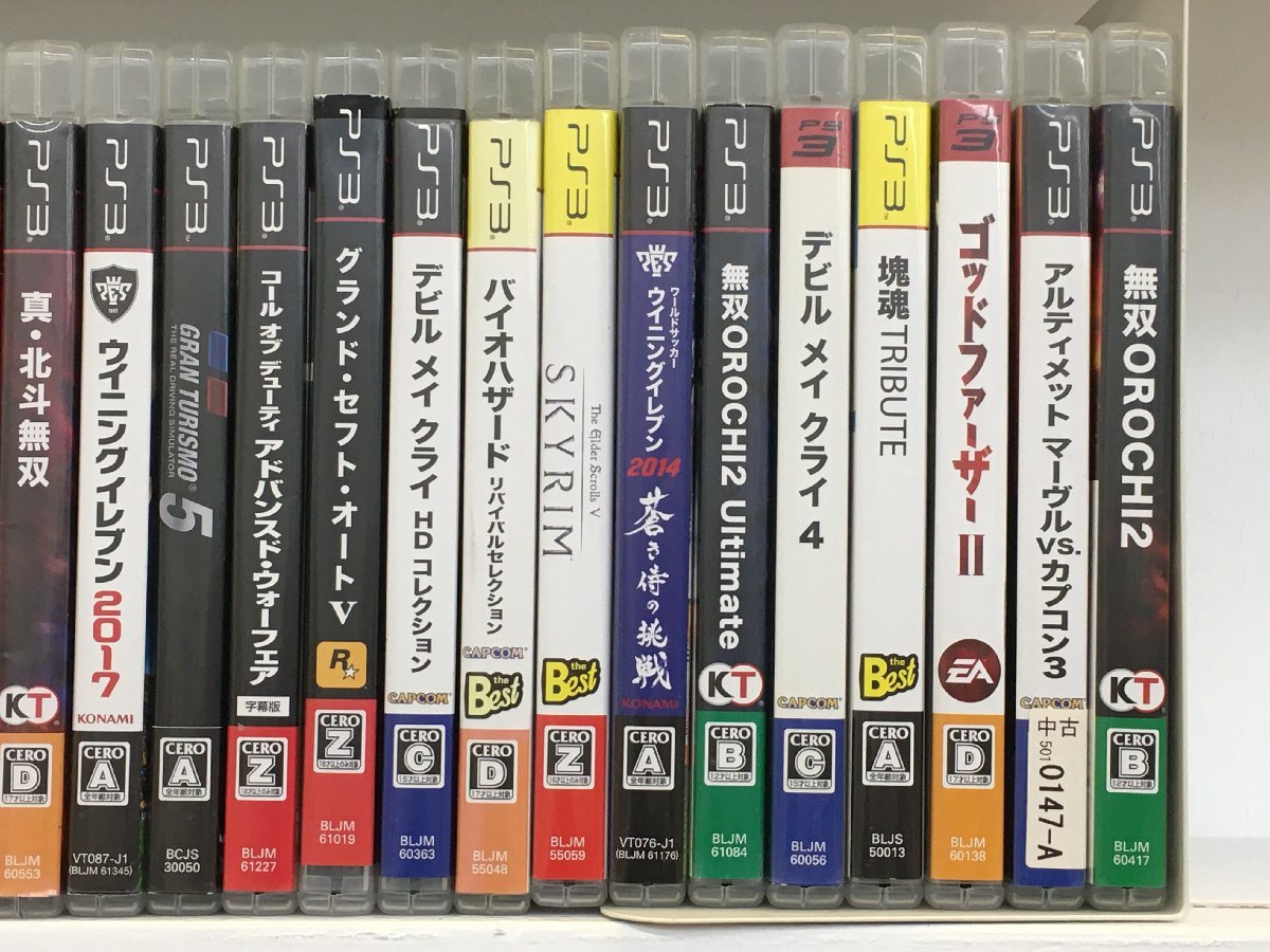 【ジャンク品】 PS3 ゲーム ソフト セット まとめ プレステ/PlayStation/バイオハザード/ファイナルファンタジー/ワンピース/ウイイレ 菅43_画像4