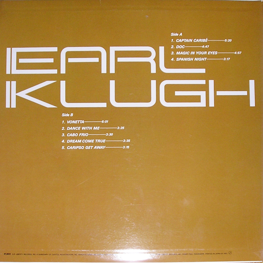 【LP】アール・クルー／ EARL KLUGH_画像2