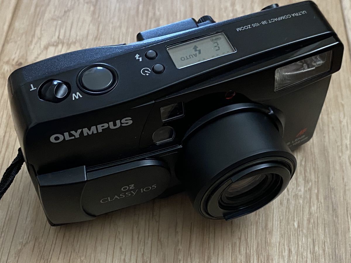 OLYMPUS オリンパス OZ CLASSY 105 純正ケース付き 中古美品 通電確認済み 現状にて_画像6