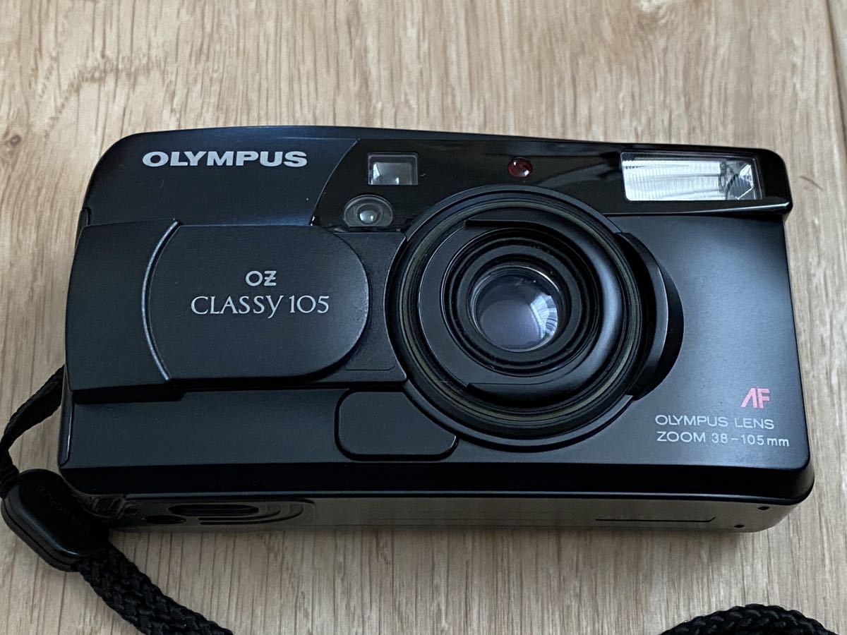 OLYMPUS オリンパス OZ CLASSY 105 純正ケース付き 中古美品 通電確認済み 現状にて_画像3