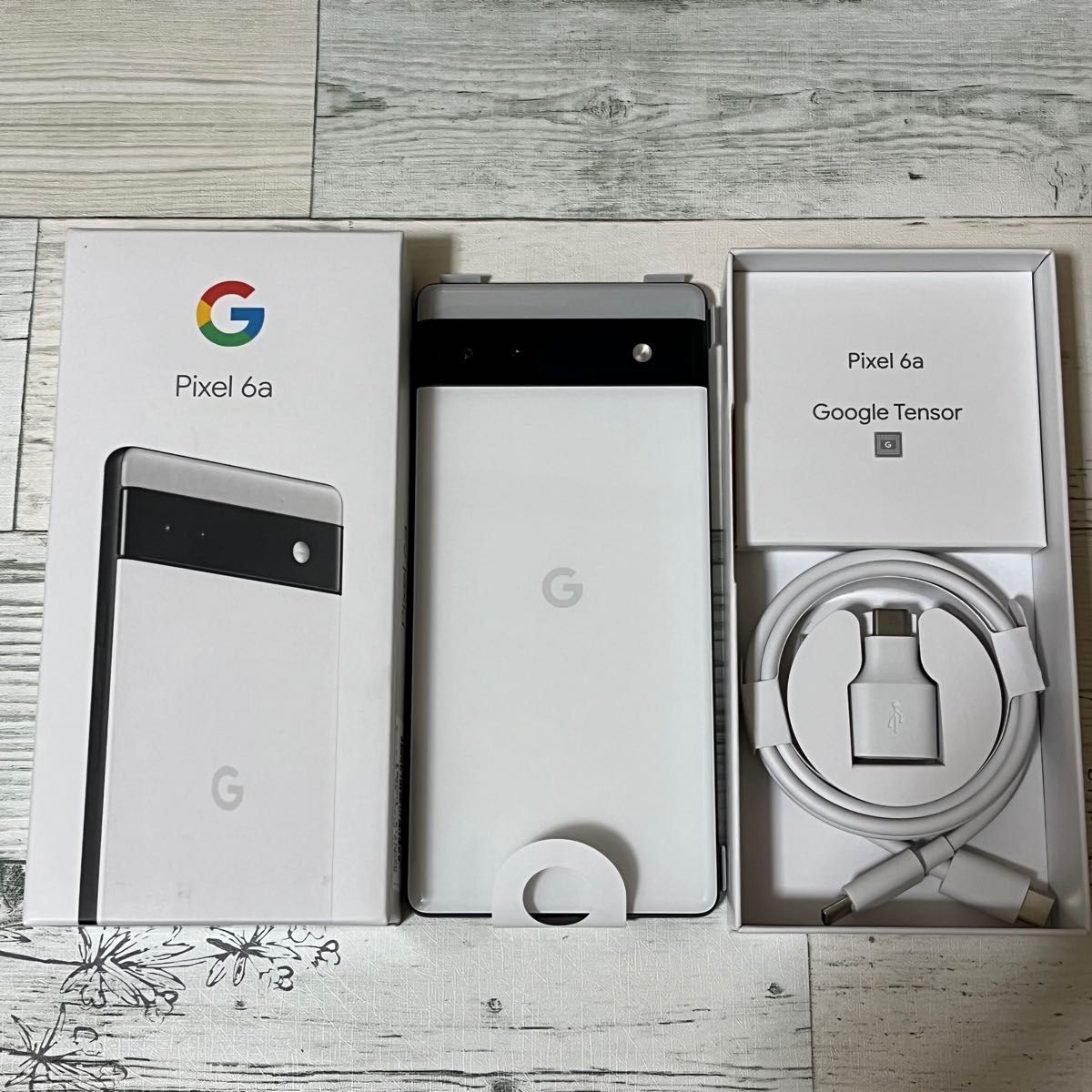 未使用品】Google Pixel 6a Charcoal 128 GB UQ-