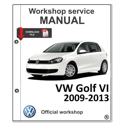 VW フォルクスワーゲン ゴルフ6 GOLF6 (2009-2013) ワークショップ&リペアマニュアル&配線図 整備書_画像1