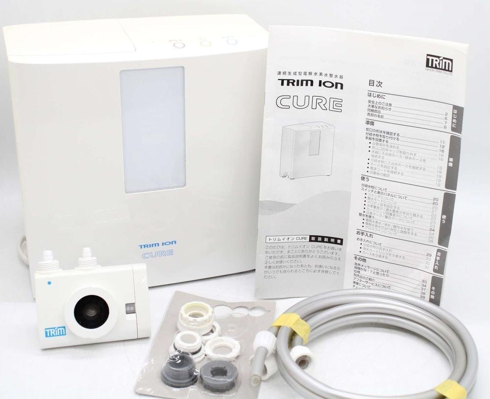 日本トリム トリムイオン キュア TRIM ION CURE 連続式 電解水生成器 家電 キッチン 25Z30031 byebye_画像1