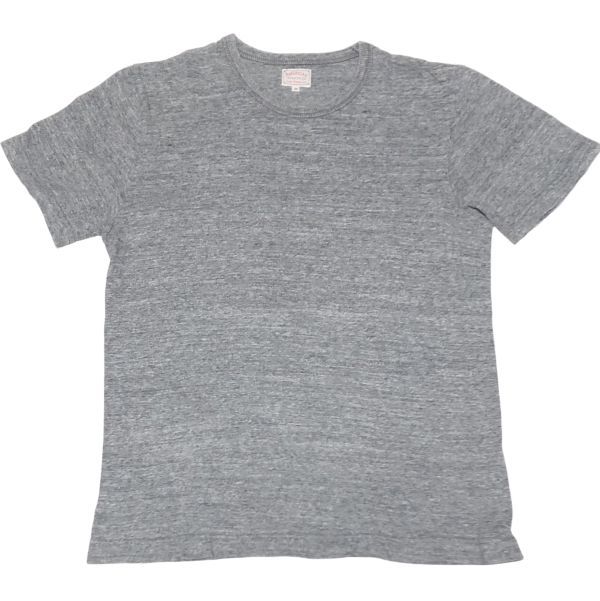 Real McCoy's Tシャツ グレー 36／S リアルマッコイズ カットソー 灰色 杢_画像1