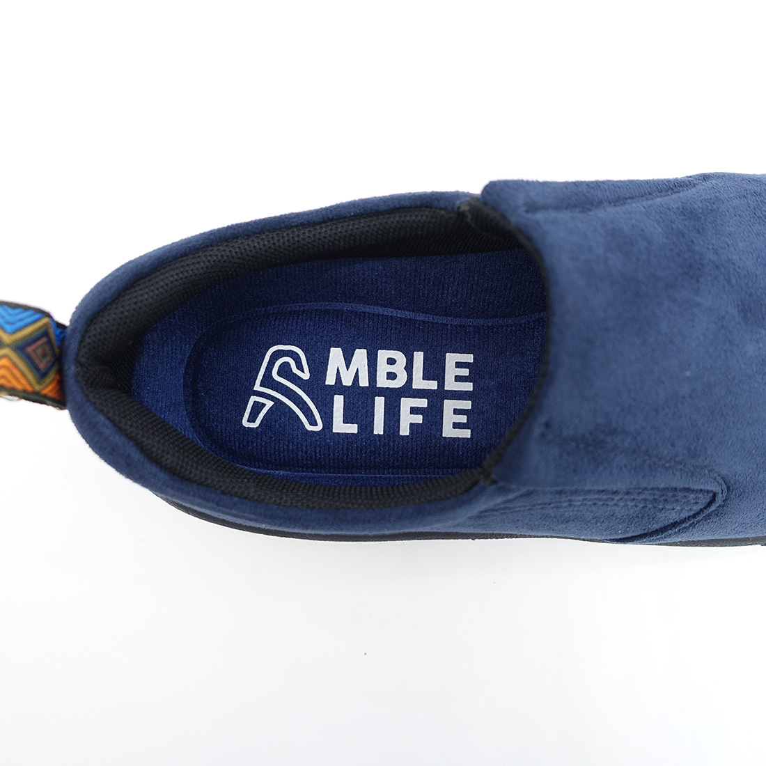 ▲AMBLE LIFE アンブルライフ メンズ ローカット スリッポン カジュアルシューズ AL202 ネイビー Navy 紺 27.0cm (0910010706-na-s270)_画像8