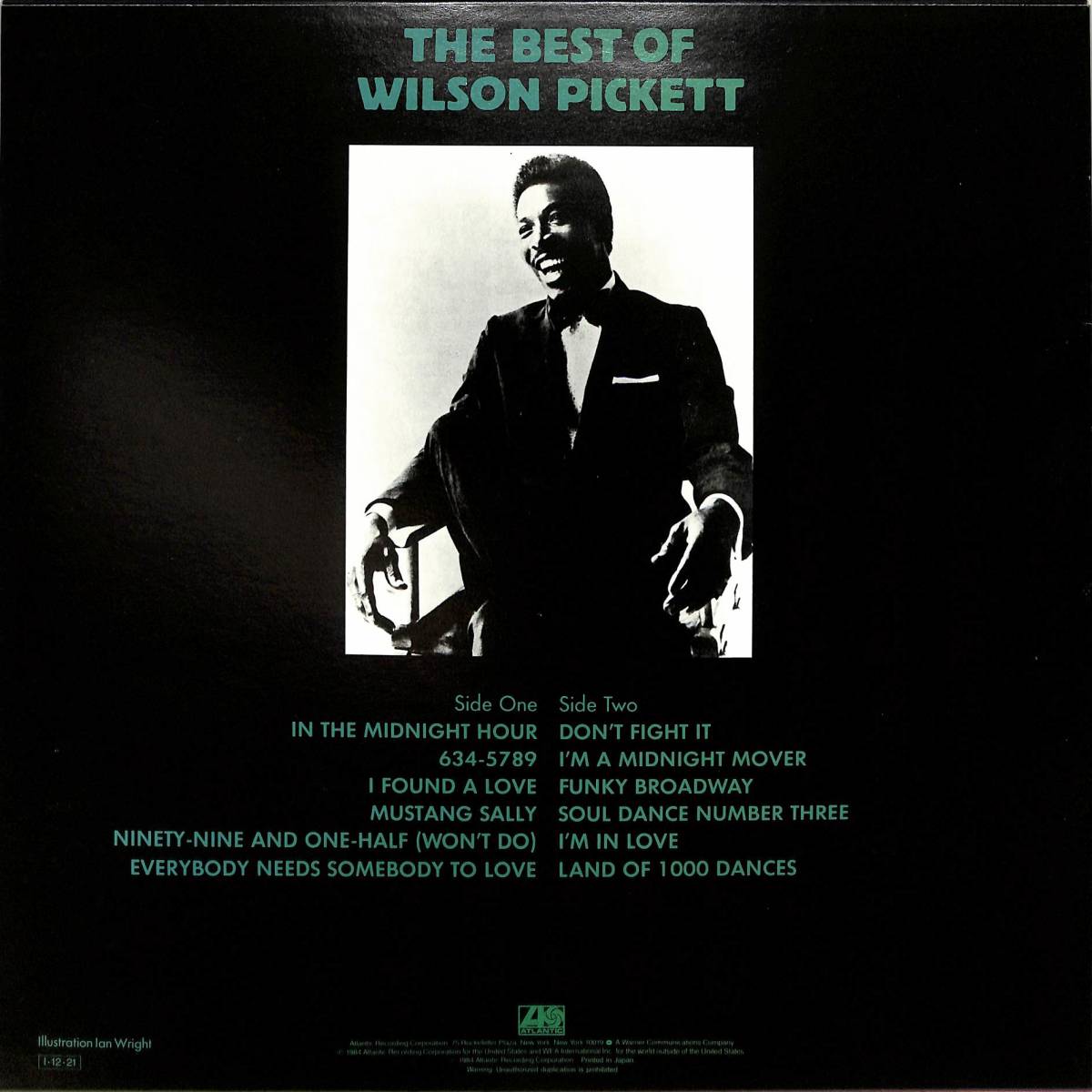 A00537766/LP/ウィルソン・ピケット「The Best Of Wilson Pickett (1985年・P-7735・ソウル・SOUL・リズムアンドブルース)」_画像2