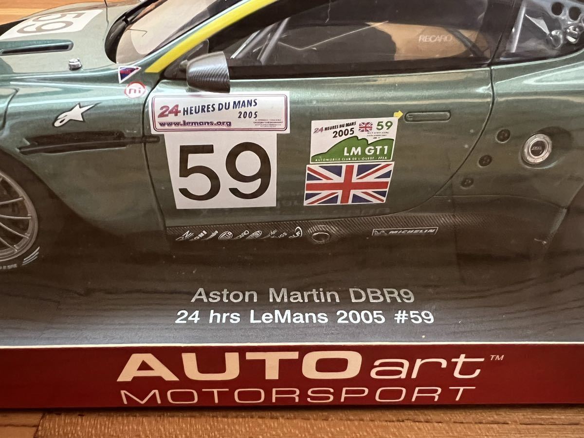 AUTOart Aston Martin DBR9 24hrs Lemans 2005 #59 1/18 アストンマーチン ルマン24 オートアート 完成品 ミニカー_画像6