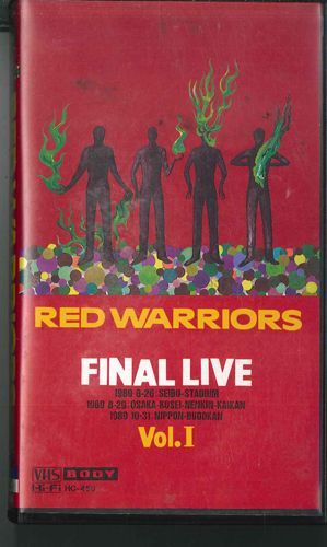 VHS Red Warriors Final Live Vol.1 HC456 MOTHER ENTERPRISE /00300_画像1