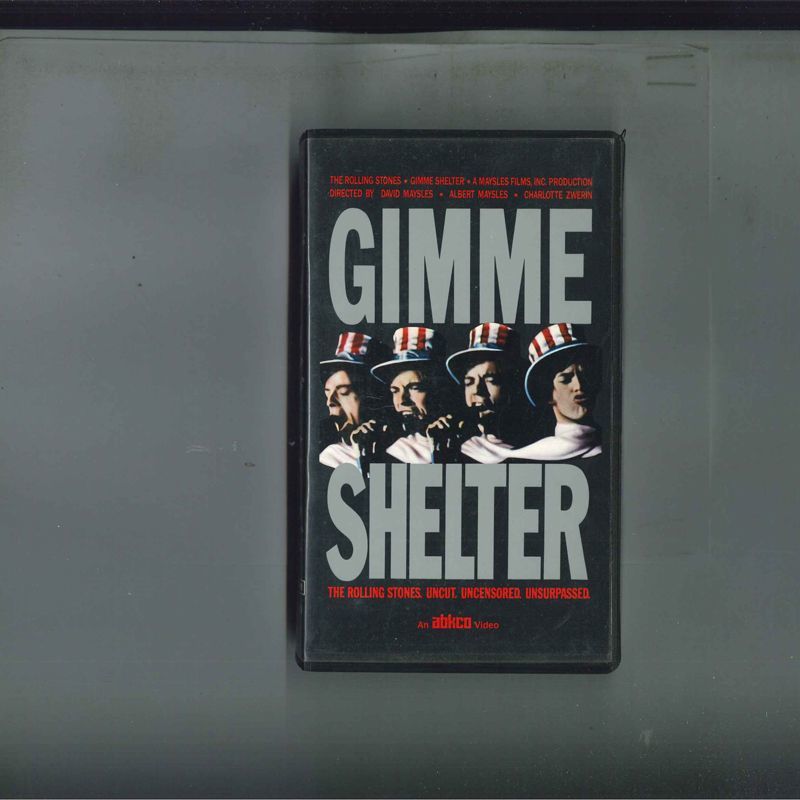 VHS Rolling Stones Gimme Shelter POVP1008 ABKCO /00300_画像1