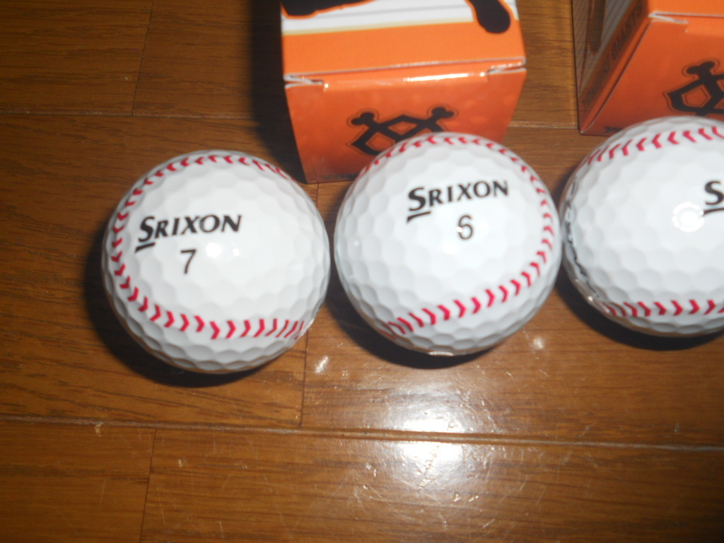 ★東京 読売 巨人軍 YOMIURI GIANTS 雄志 GOLF ゴルフボール ダンロップ SRIXON ４個★ _画像4