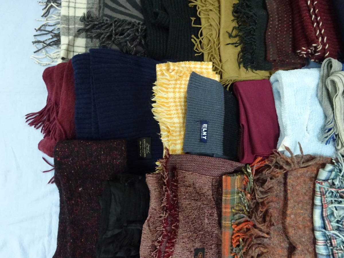 (.-W-278) muffler together 3.75. neck neck warm warm winter size * cloth * color various men's lady's used 