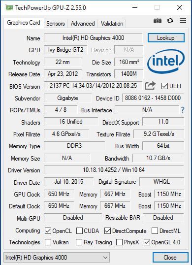 Intel Core i7-3770 SR0PK LGA1155 Ivy Bridge 3.40GHz_画像4