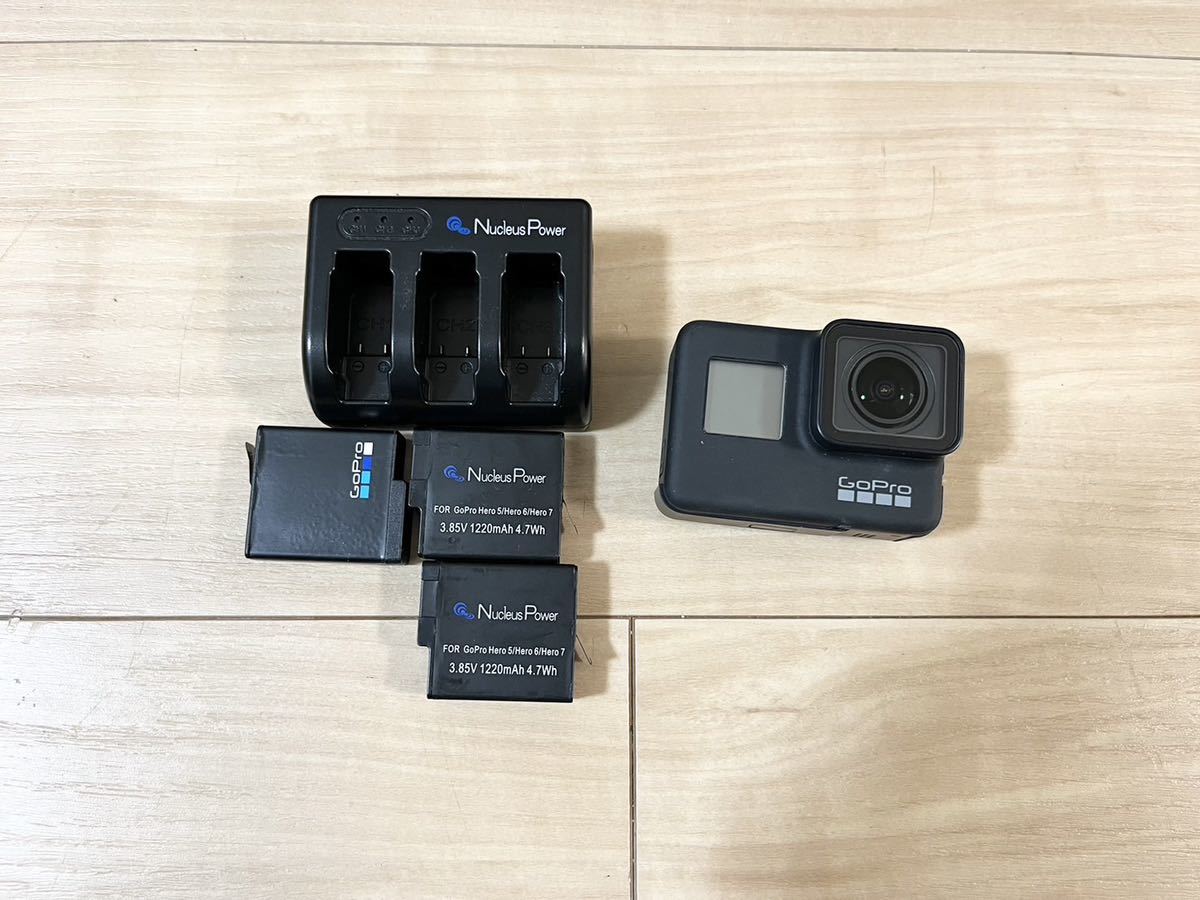 美品】gopro hero7 black GoPro7 アクションカメラ ウェアラブルカメラ