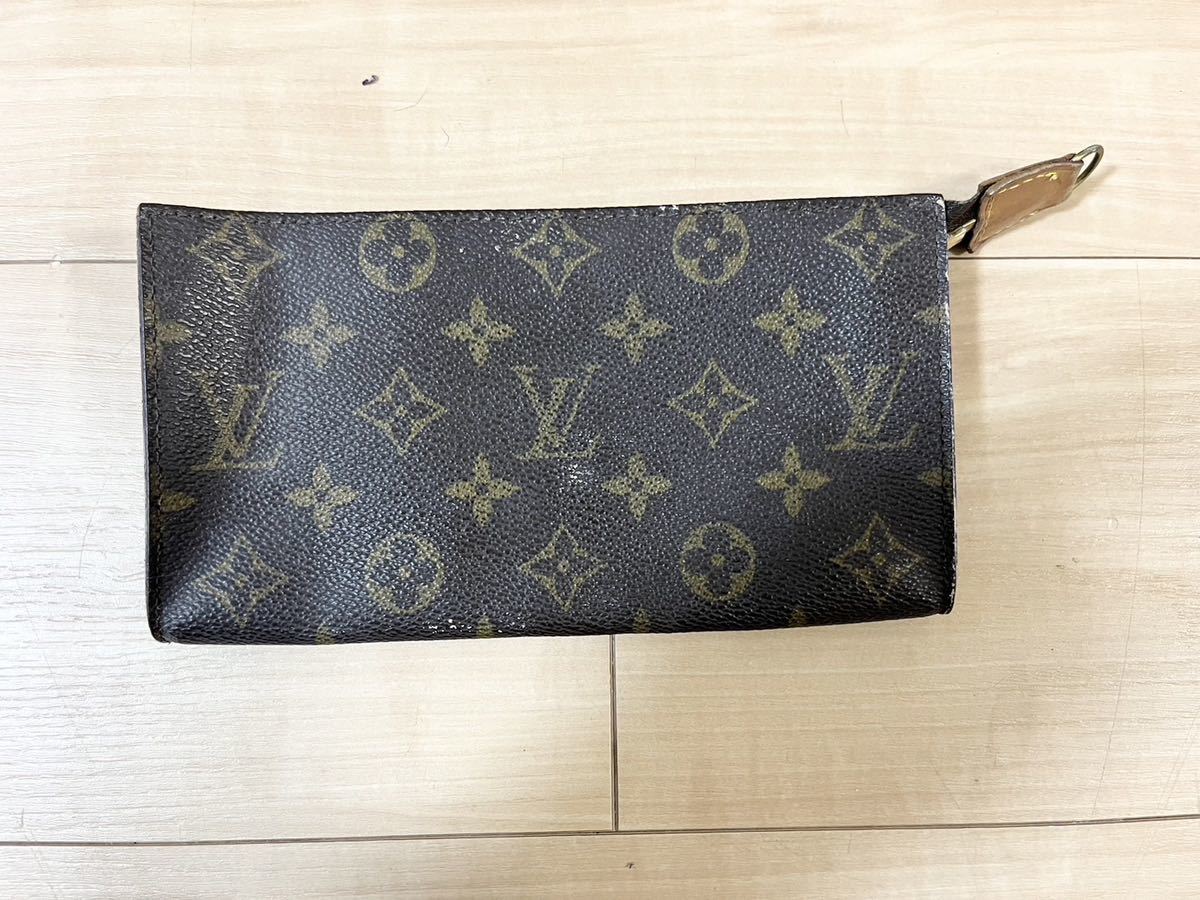 【used品】LOUIS VUITTON ルイヴィトン モノグラム ポッシュトワレット20 ポーチ マルチケース 小物入れ ブラウン系_画像7