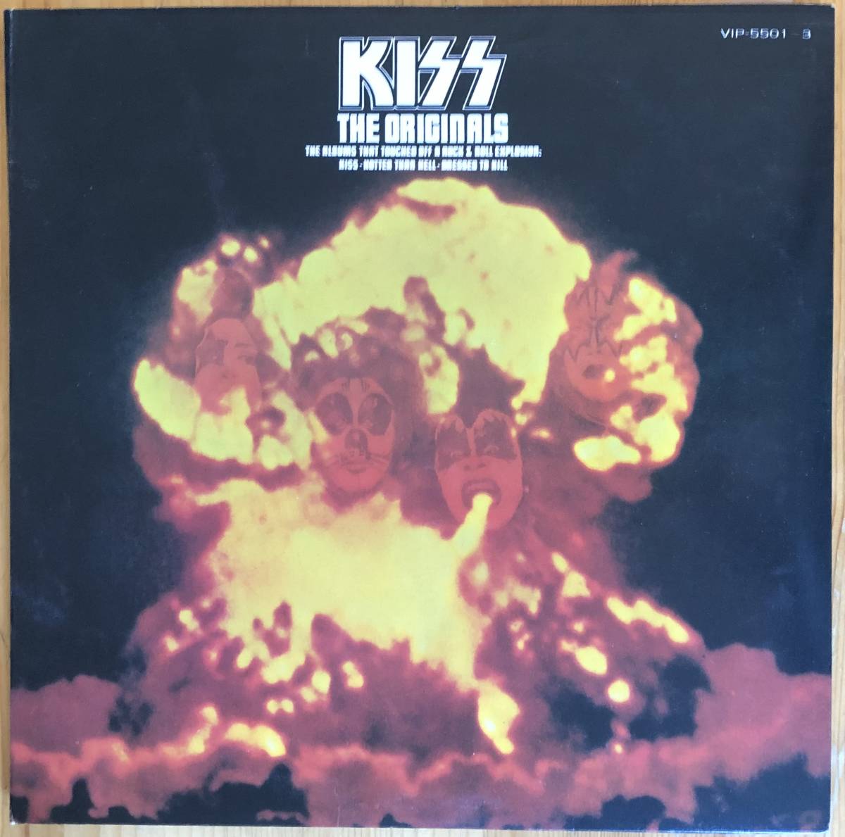 キッス 地獄の全貌 Kiss The Originals レコード 3LP 完全限定盤 VIP-5501-3 ステッカー、ポストカード、ブックレット付き_画像1