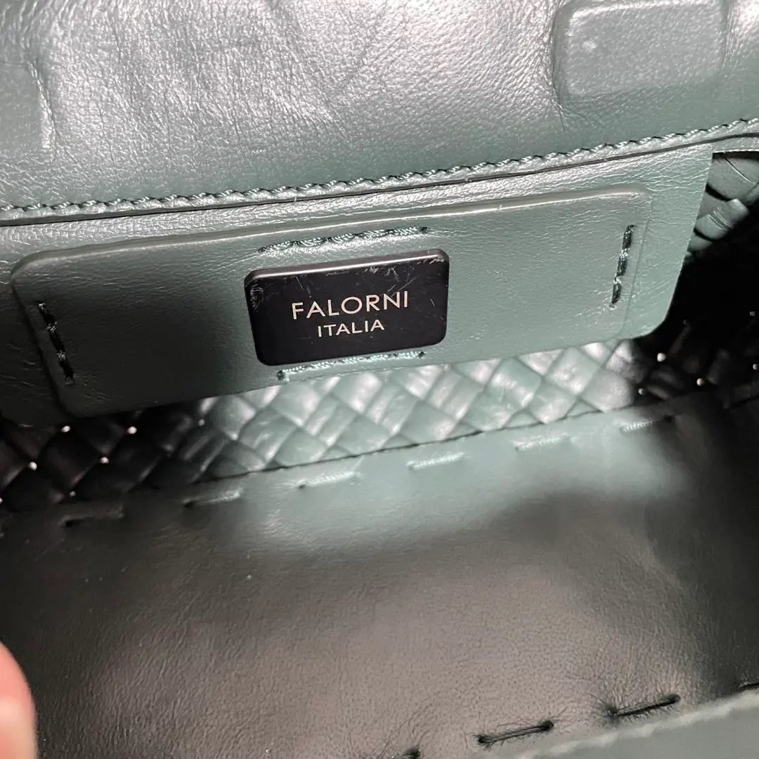美品 現行品 FALORNI ファロルニ イントレ ショルダーバッグ-日本代購
