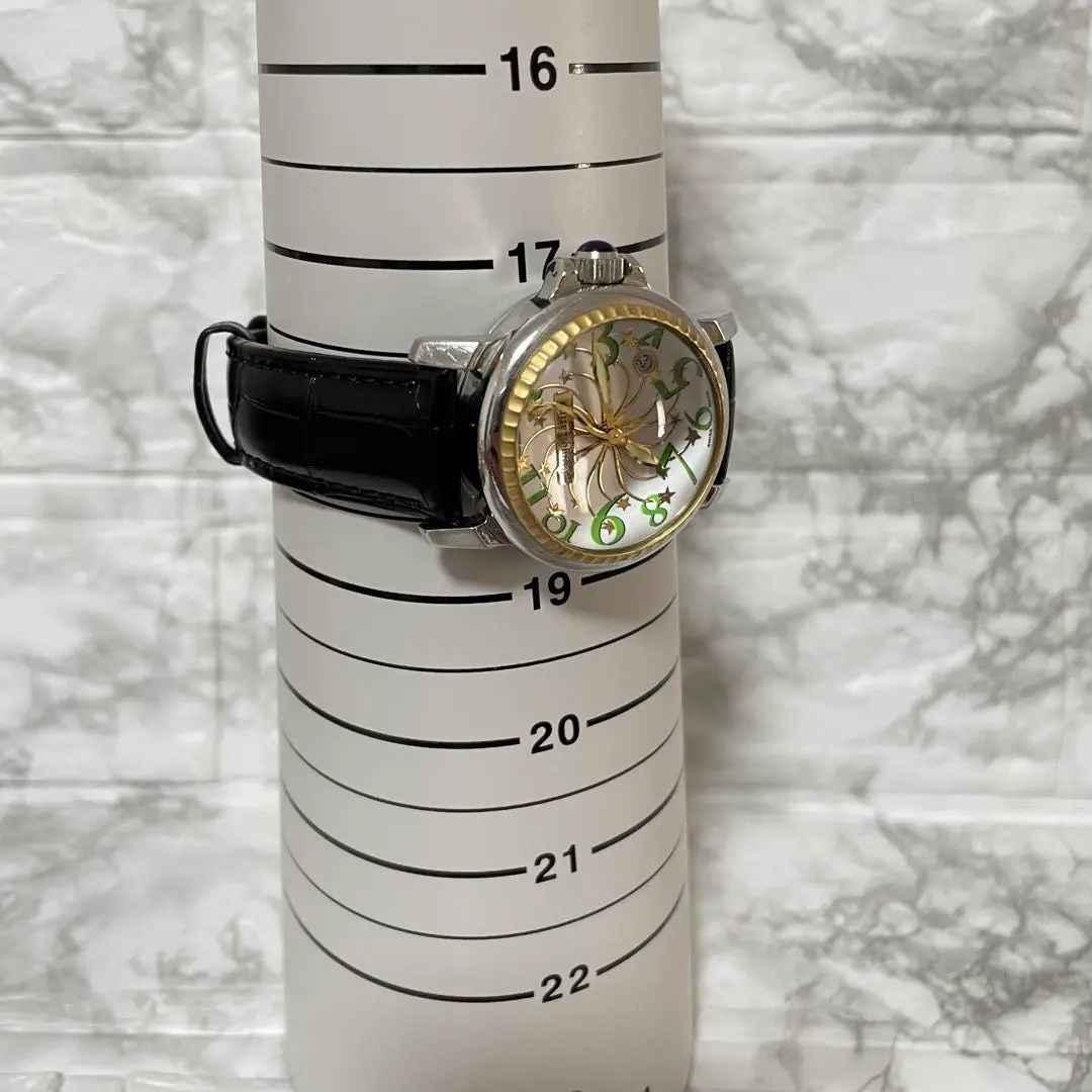 リトモラティーノ Litmo Latino 腕時計 ドーム 稼動品 革ベルト-